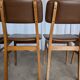 Vintage STOL Kamnik Dining Chair: 1970s Yugoslavian Mid-Century Leather Bis