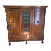Armoire en chêne de style espagnol, début du XXe siècle