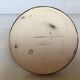 Ochre brown ceramic candle holder