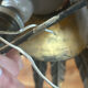 70s sun ceiling light