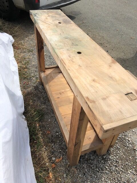 Former handyman's workbench