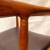 1950s Danish Hans Wegner Oak Model 503 Armchair