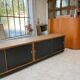Two-sided counter sliding doors oak XXL 4m enfilade