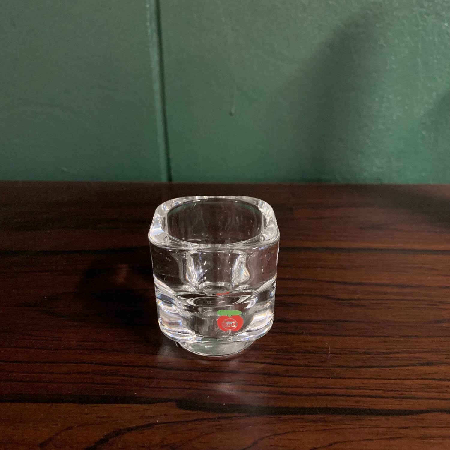 Pair of Glass Candlesticks by GULF, 1970s