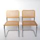 Paire de chaises B32 par Marcel Breuer