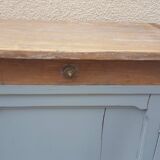 Parisian buffet wood and pastel