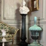 Painted and gilded wooden bench, Venice, 18th century