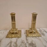 Pair of financial candlesticks, Louis XIV style