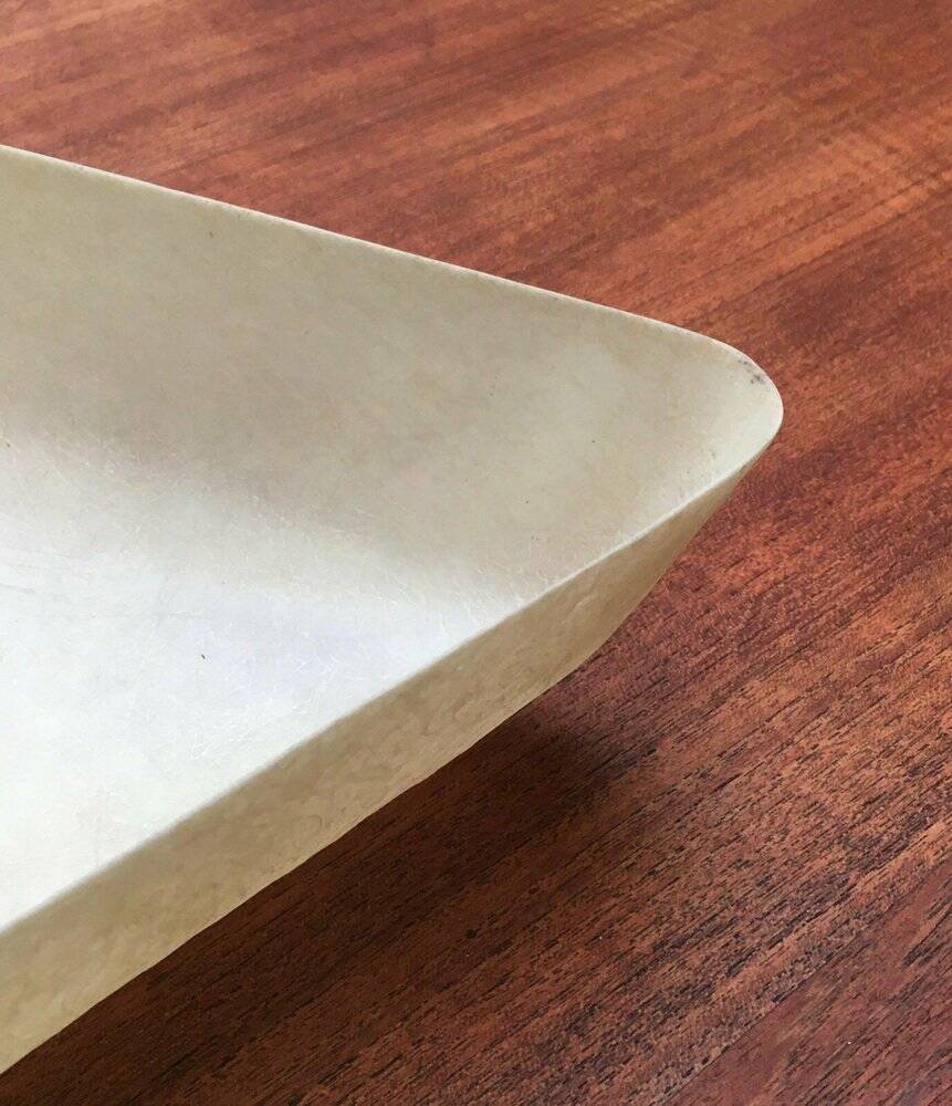 Mid-Century Minimalist Triangular Ceiling Lamp in Fibreglass, 1960s