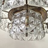 Vintage Hillebrand crystal chandelier, 1960s