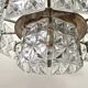 Lustre en cristal Hillebrand vintage, années 1960