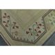 1970s Vintage Turkish Oushak Handmade Wool Cotton Beige Area Rug 158x229