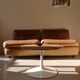 Leather sofa, Amanta model by Mario Bellini for B&B Italia, 1970