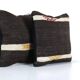 Set of 2 vintage kilim cushion covers 38x38 cm