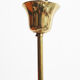 1950s chandelier in brass and glass