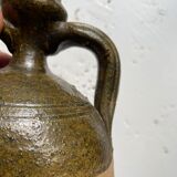 Persimmon glazed terracotta oil jar