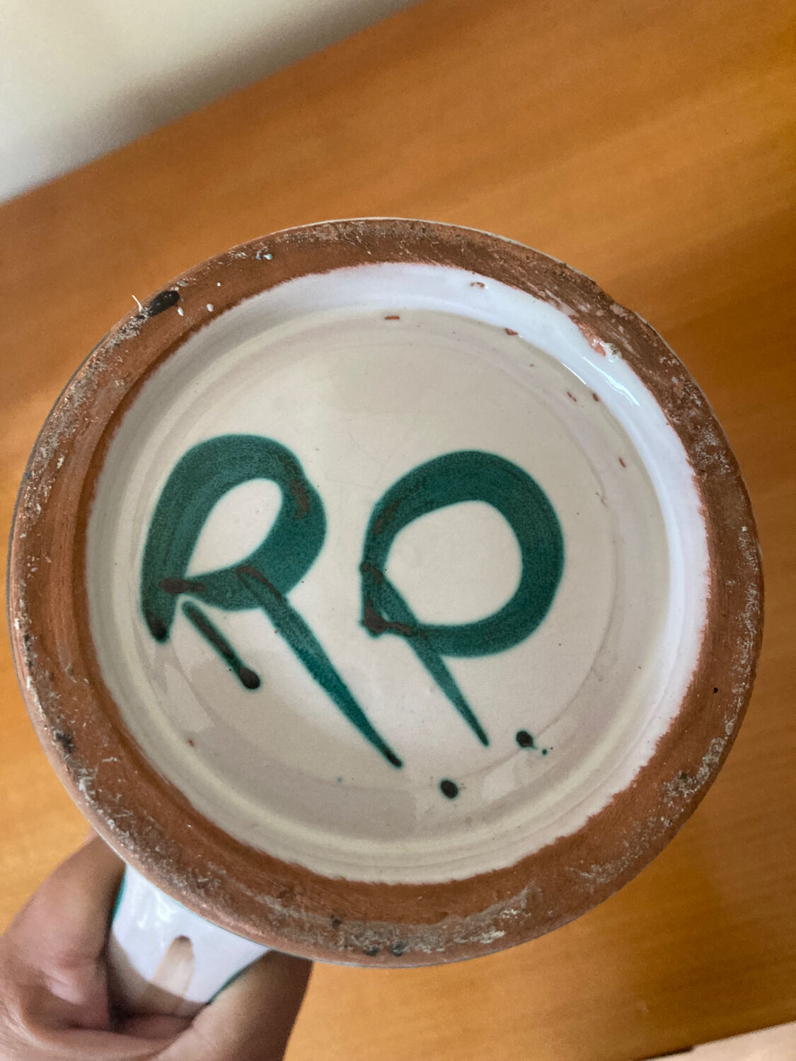 Ceramic kid signed Robert Picault