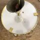 Basket ceiling light with tassels and brass