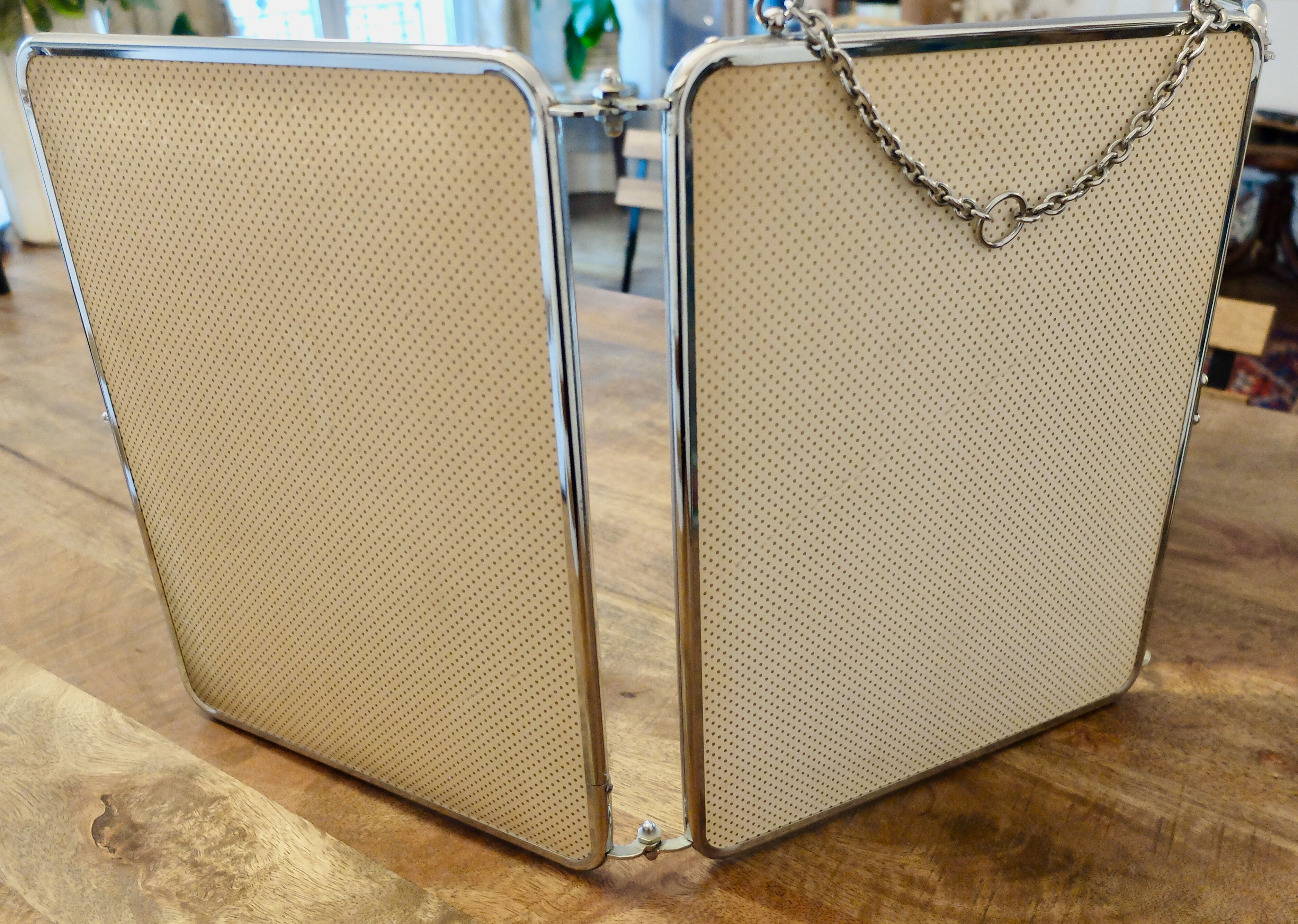 Mirror barber triptych