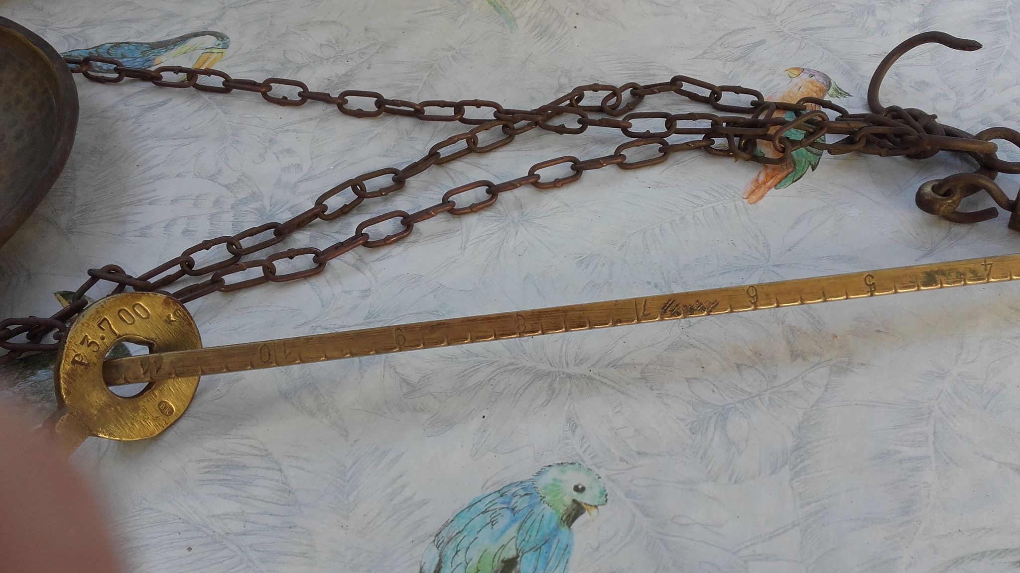 Antique copper scale