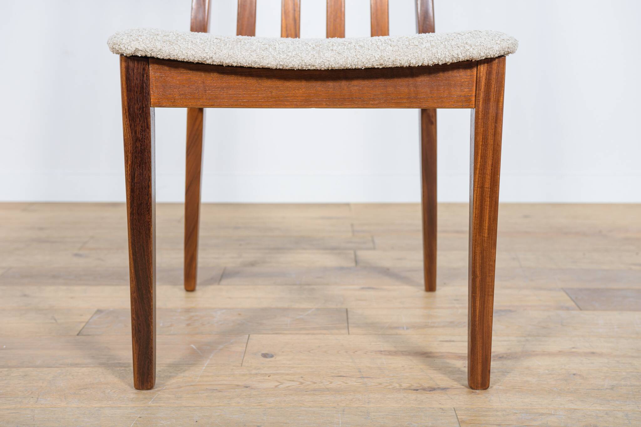 Mid-Century Teak and Fabric Dining Chairs by Leslie Dandy for G-Plan, Unite