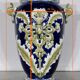 Earthenware vase, faience factory of fives lille - early twentieth century