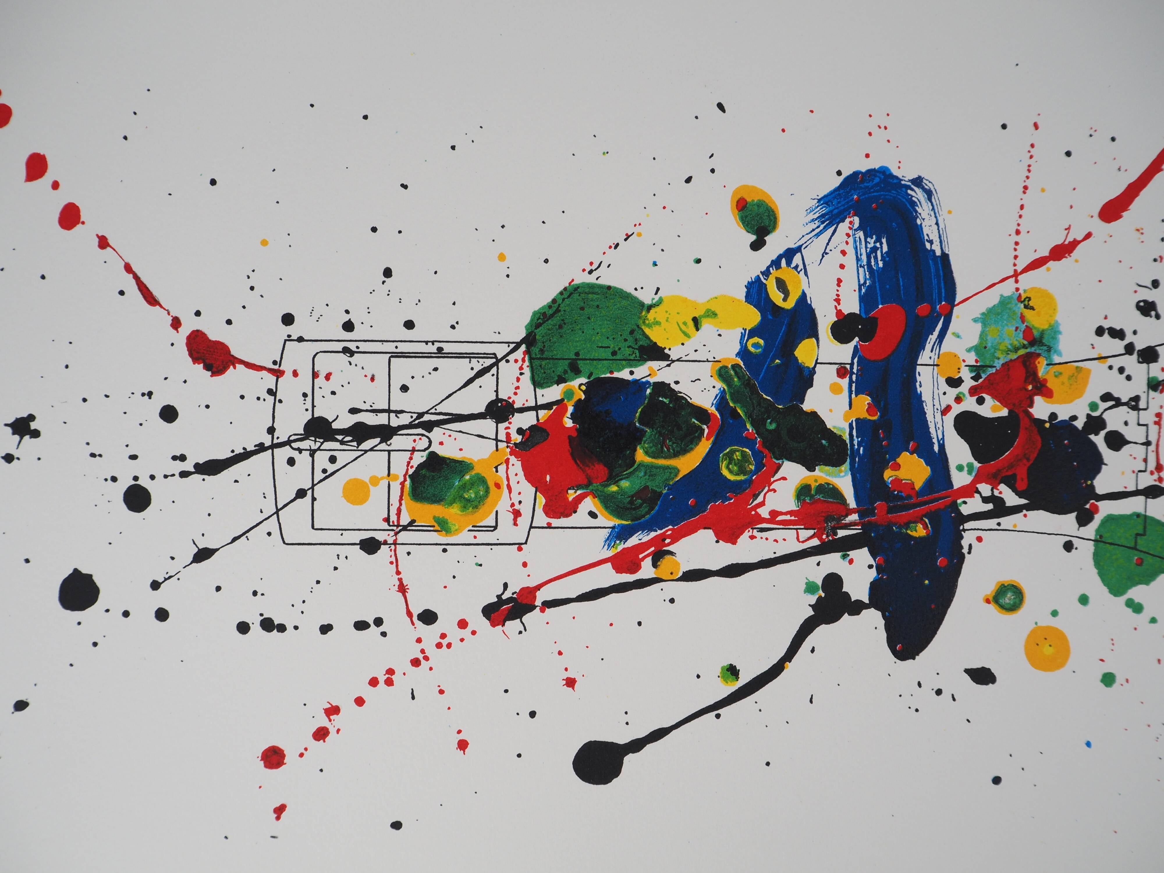 Sam francis - harmony of colors, 1992 - original lithograph