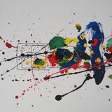 Sam francis - harmony of colors, 1992 - original lithograph