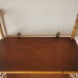 Vintage rattan wall shelf