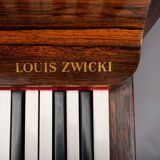 Danish midcentury pianette by Louis Zwicki in rosewood, 1950s