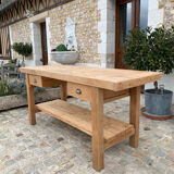 Solid oak workbench