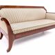 Antique sofa from the late 19th century, Northern Europe.