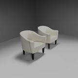 Ensemble de chaises en cuir Josef Hoffmann « Villa Gallia » par Wittmann Austria