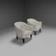 Ensemble de chaises en cuir Josef Hoffmann « Villa Gallia » par Wittmann Austria
