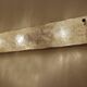 Large Vintage Murano Glass Brass Wall Lamp
