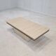 Table basse italienne en travertin et granit