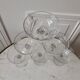 Lot de 6 coupes à champagne en cristal