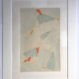 Georges FERRATO, Roussillon, 1991. Pencil and gouache, hand-signed