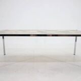 Midcentury design coffee table, epoxy resin, around 1970s