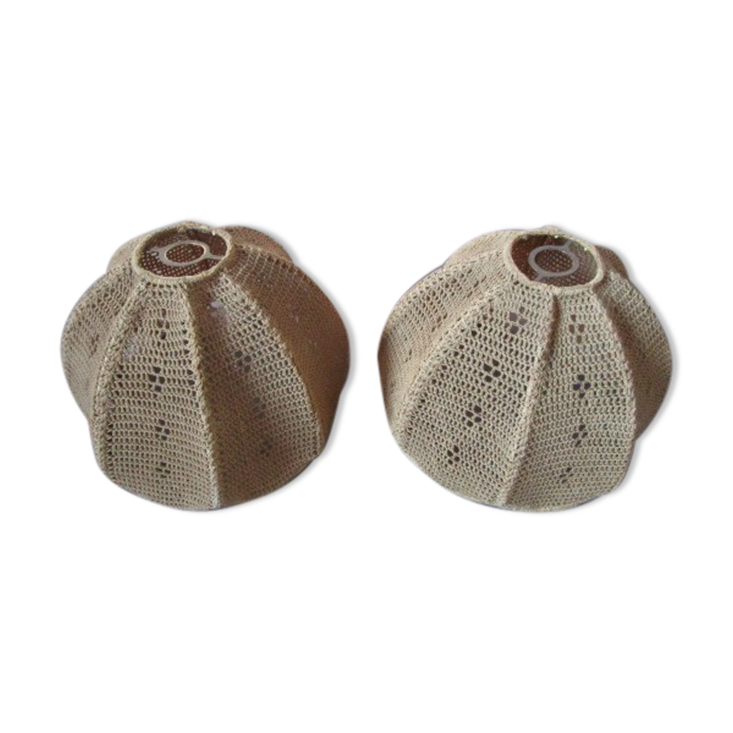 Pair of vintage lampshades