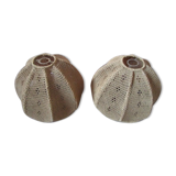 Pair of vintage lampshades