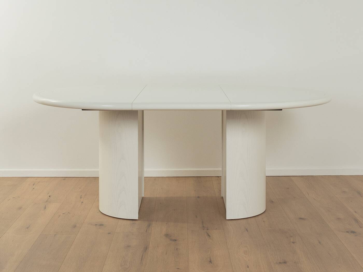 Postmodern extendable dining table from the 1980s