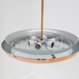 Buhaus / Functionalist Copper suspension UFO, 1930s, Restored