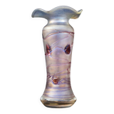Vase Freiherr von Poschinger Iridescent glass with purple shades