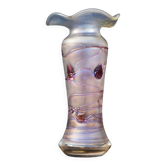 Vase Freiherr von Poschinger Iridescent glass with purple shades