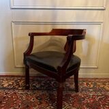 Office Armchair, Empire Style, Mahogany.