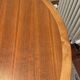 Scandinavian teak table with butterfly extension 60s