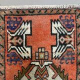 Petit tapis turc vintage 96x51 cm, short runner, tribal, shabby, mini tapis