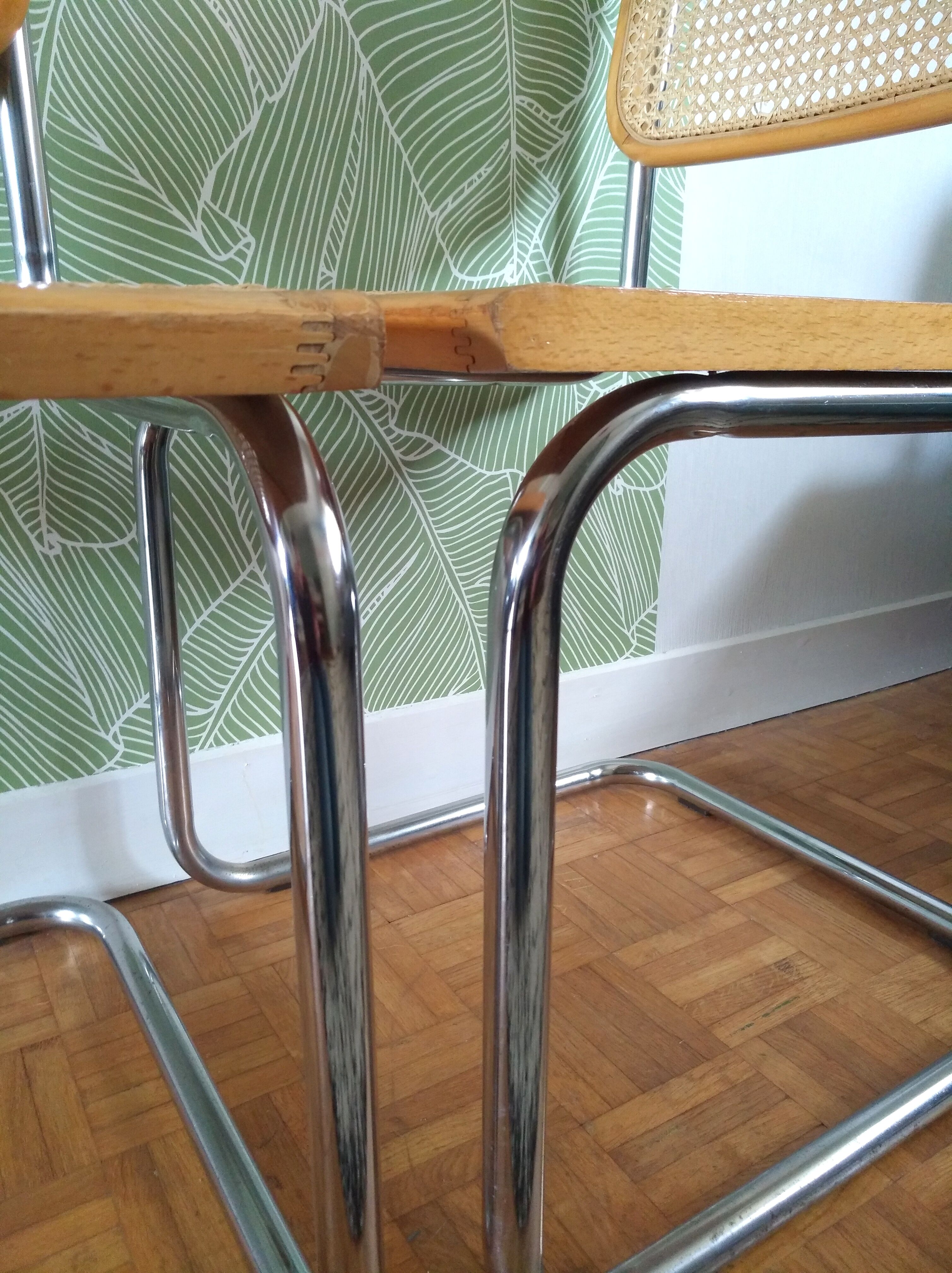 Pair of chairs Marcel Breuer B32