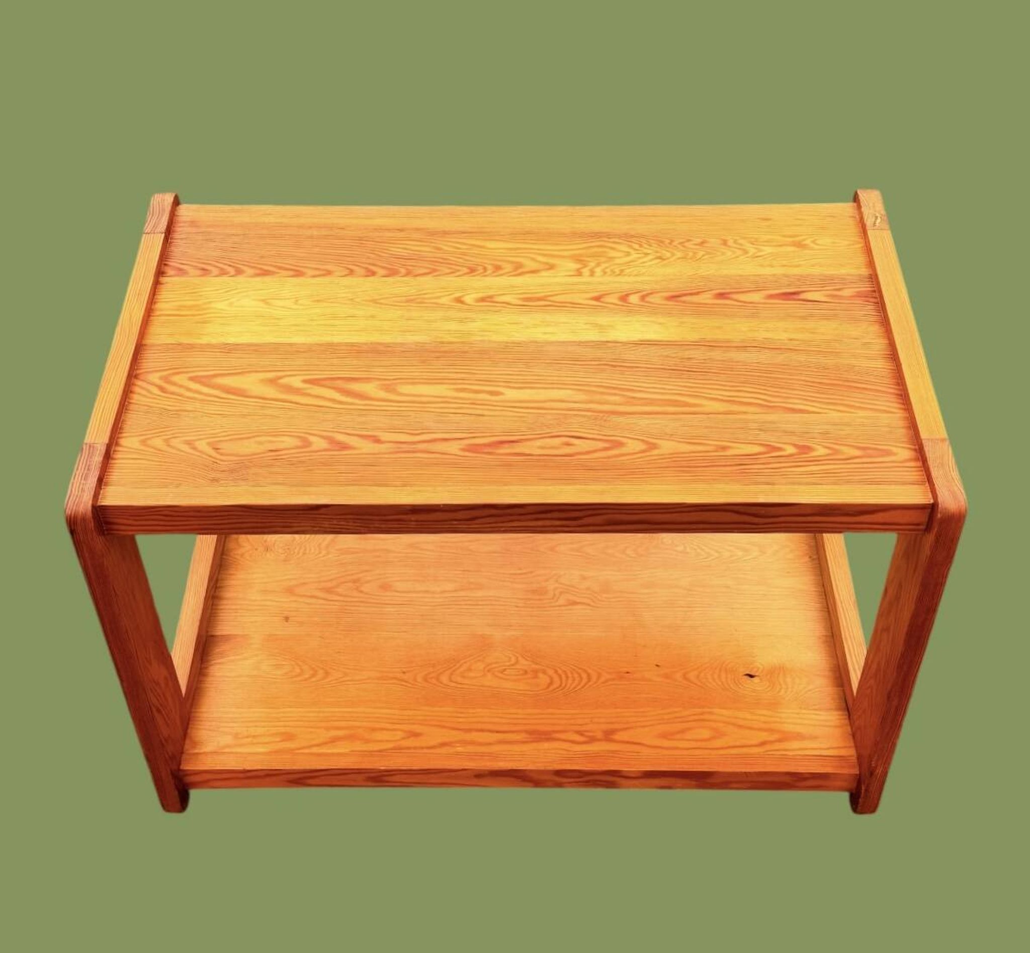 Vintage double top coffee table, circa 1970